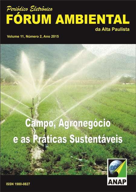 					Visualizar v. 11 n. 2 (2015): Campo, Agronegócio e as Práticas Sustentáveis
				