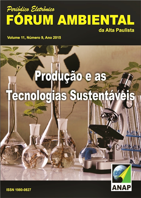					Visualizar v. 11 n. 9 (2015): Produção e as Tecnologias Sustentáveis
				