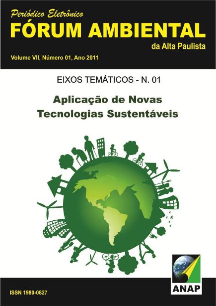					Visualizar v. 7 n. 1 (2011): Aplicação de Novas Tecnologias Sustentáveis
				