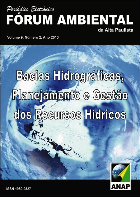 					Visualizar v. 9 n. 2 (2013): Bacias Hidrográficas,  Planejamento e Gestão  dos Recursos Hídricos
				