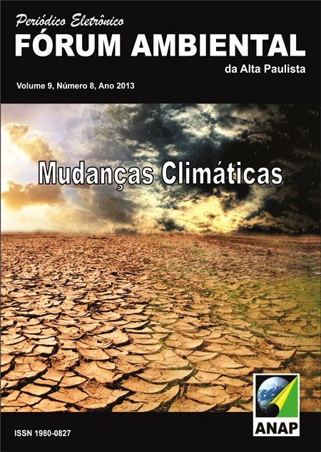 					Visualizar v. 9 n. 8 (2013): Mudanças Climáticas
				