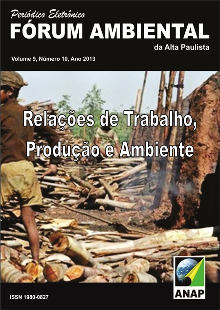 					Visualizar v. 9 n. 10 (2013): Relações de Trabalho, Produção e Ambiente
				