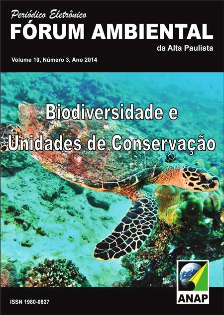					Visualizar v. 10 n. 3 (2014): Biodiversidade e  Unidades de Conservação
				