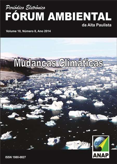 					Visualizar v. 10 n. 8 (2014): Mudanças Climáticas
				